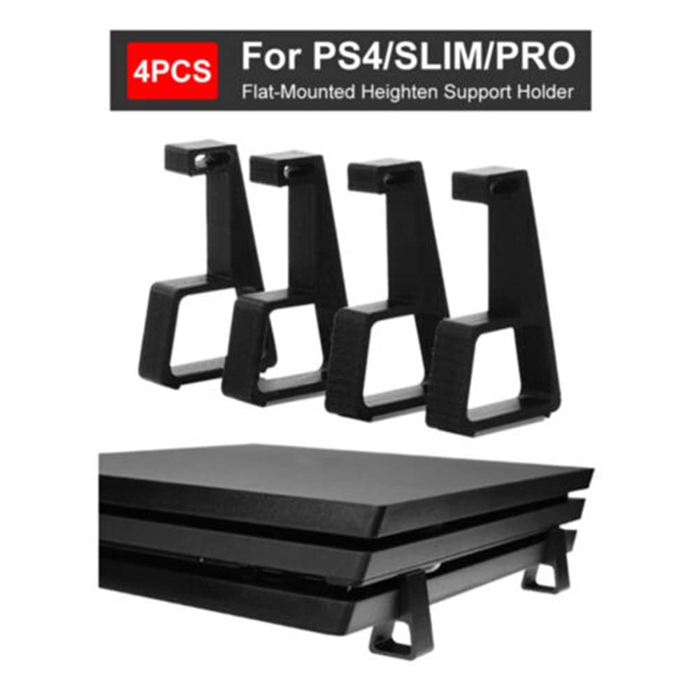 4 Stück Horizontalständer für PS4/Slim/Pro,Konsolenkühlung Halterung Station/Kühlung Füße (für PS4 PRO)