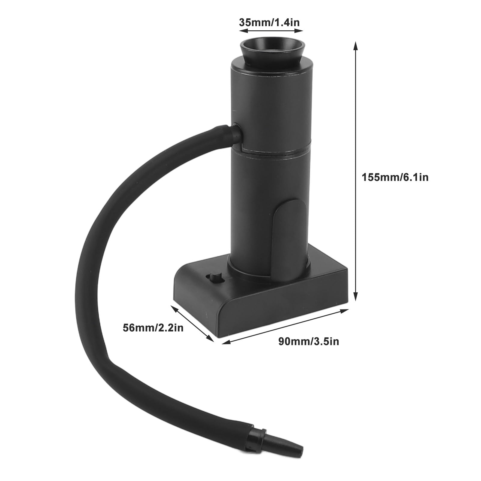 Compact Whiskey Smoker Versatile Smoke Infuser for Steaks Seafood Cocktails Portable Wood Smoking Gun for BBQ Camping