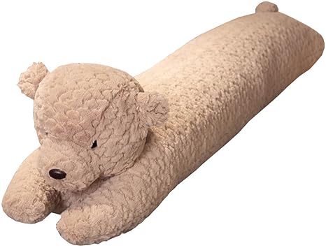 Bear Plush Pillow - Bear Stuffed Animal - 35 inch Bear Long Plush Pillow - Birthday Christmas Valentines Day Gift for Kids Boys Girls Brown