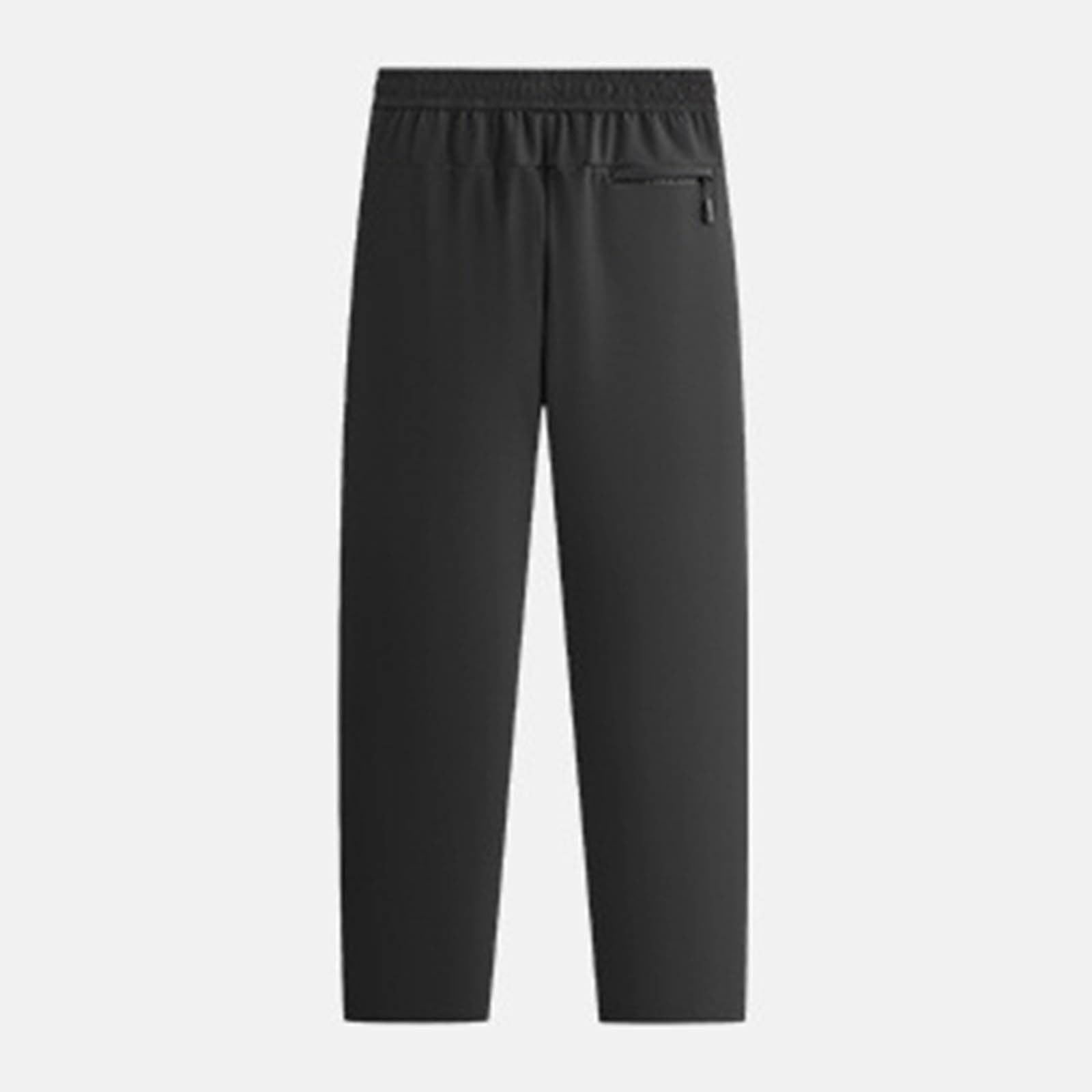 Pantalones de chándal para hombre, de forro polar, gruesos, cálidos, de invierno, para el tiempo libre, informales
