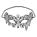 Produktbild Foxnovo Venezianische Strass-Maske, filigran, Metall.