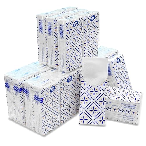 Vinda Ultra Care 3-Ply Pocket Tissues, 30 Travel-Size Packs, 300 Count