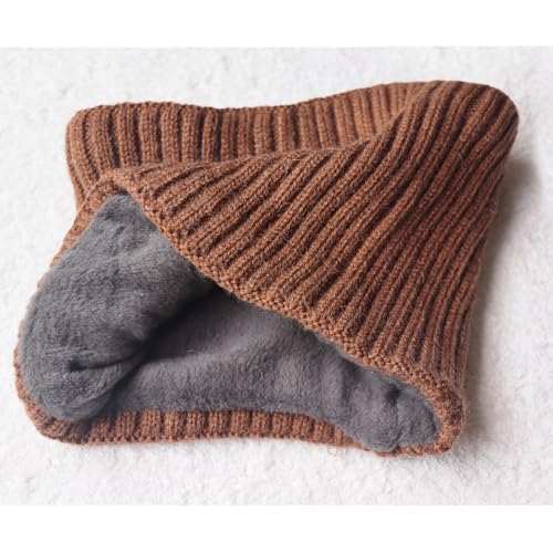 Image of Share Maison Kids Winter Hat Scarf Sets Knitted Cold Weather Thick Warm Accessories Beanie Cap for Girls Boys