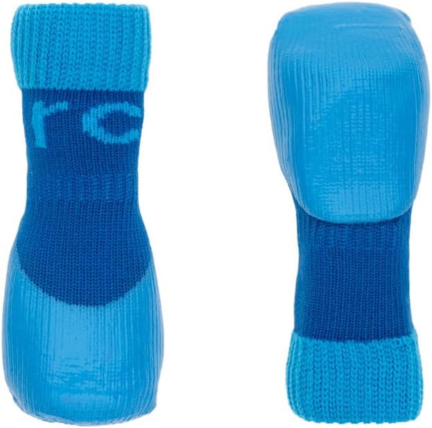 RC Pet Products Sporty PAWks Anti-Slip, Stylish, Functional, Protective Dog Socks | X-Large, Electric Blue/Cyan