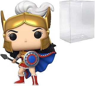POP Heroes: Wonder Woman 80th-Wonder Woman (Challenge of The Gods)- Bundled with Compatible Pop Box Protector Case