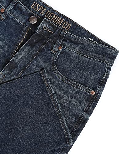 Image of U.S. Polo ASSN. Men's Mid Rise Slim Jeans