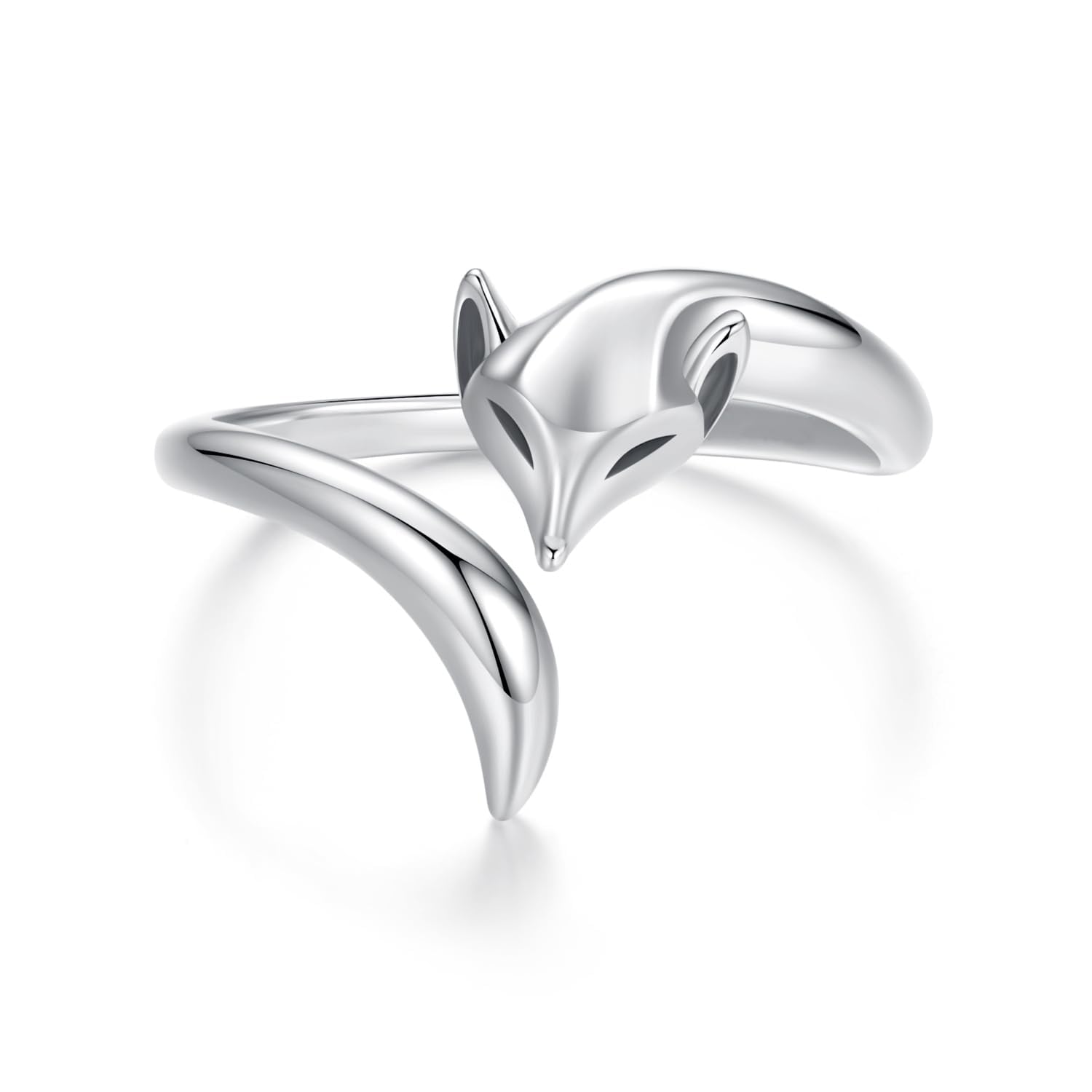 MUNDELL Adjustable Snake Rings for Women Non Tarnish, Cute Open Knuckle Rings Thumb Rings for Women Statement Rings Minimalist Clover Dragon Stackable Rings