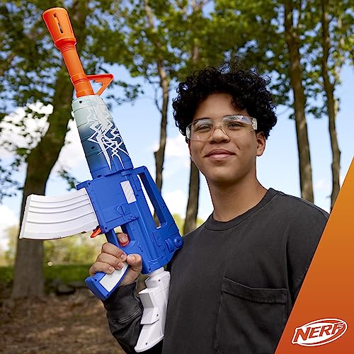 Image of Nerf Fortnite Blue Shock Blaster, 10-Dart Clip, 10 Elite Nerf Darts, Includes Bonus Code to Unlock The Beat Wrap in The Game, Motorized Dart Blaster