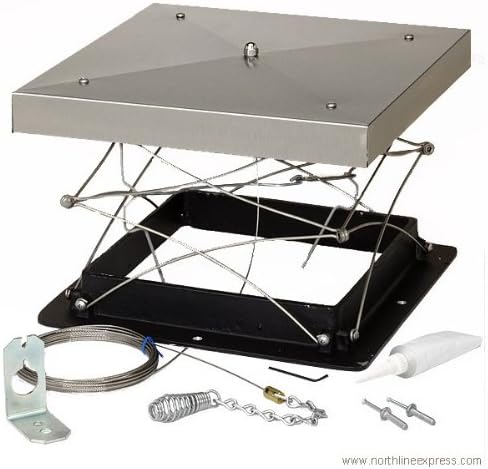 Amazon Com 8 X 13 Lock Tight Top Sealing Damper Stainless Steel Chimney Cap Home Kitchen Amazon Com 8 X 13 Lock Tight Top Sealing Damper Stainless Steel Chimney Cap Home Kitchen