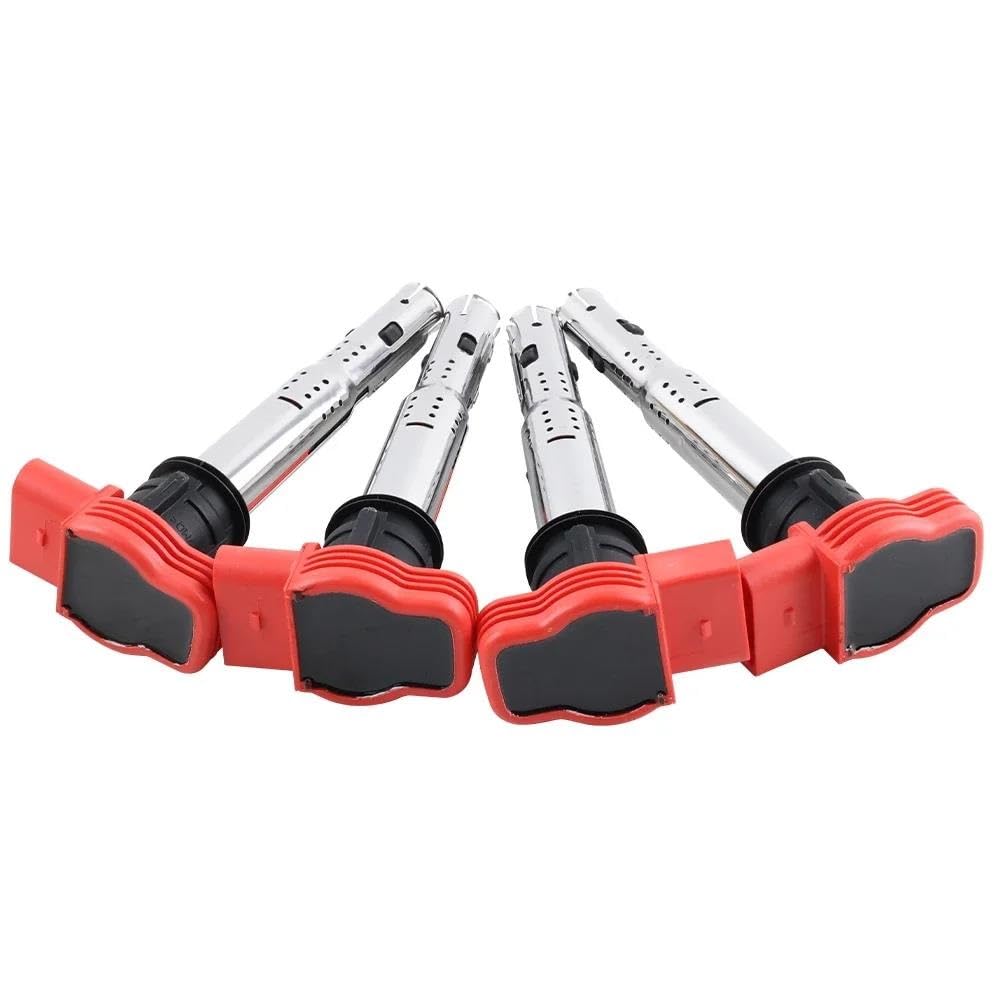 Bobine D'allumage Module D'allumage Packs Bobines D'allumage + Kit Faisceau Conversion pour pour A4 pour VW pour Passat B5 pour Golf pour Jetta 1.8T À 2.0T pour FSI R8