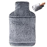 【Premium Material】Made of premium material, products are more durable. Hot water bottle can be used as a hot or cold compress. 【Holiday Gift】Beautiful soft fabric covers to accompany children to warm sleep on cold days, a great gift of love. 【Unique ...