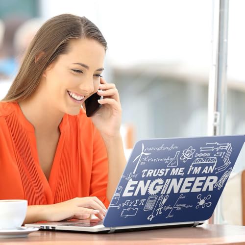 Image of Galaxsia Engineer Top+Wrist Pad Vinyl Laptop Skin /Sticker /Cover Upto 15.6 Inches Laptops Laminated-Removable-HD Quality Compatible for Hp-Dell-Sony-Lenovo-Asus etc.(15x10 Inches)