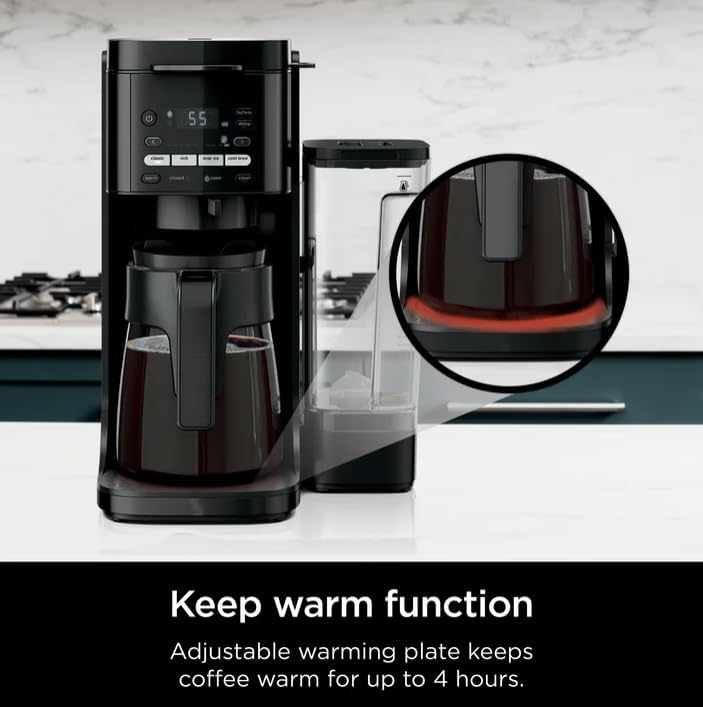 Niinnja Dual Brew Grounds & Pods Hot & Iced Coffee Maker with Rapid Cold Brew, Multiple Styles (Classic, Rich, Over Ice, and Cold Brew), Versatile Brewing, black (model CFP 150)