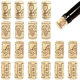 【Eleganti motivi laser】Ogni cappuccio è decorato con motivi laser a stampa termica, senza inchiostro. Aggiungono un tocco di eleganza alle tue bottiglie preservando il gusto autentico del tuo vino.