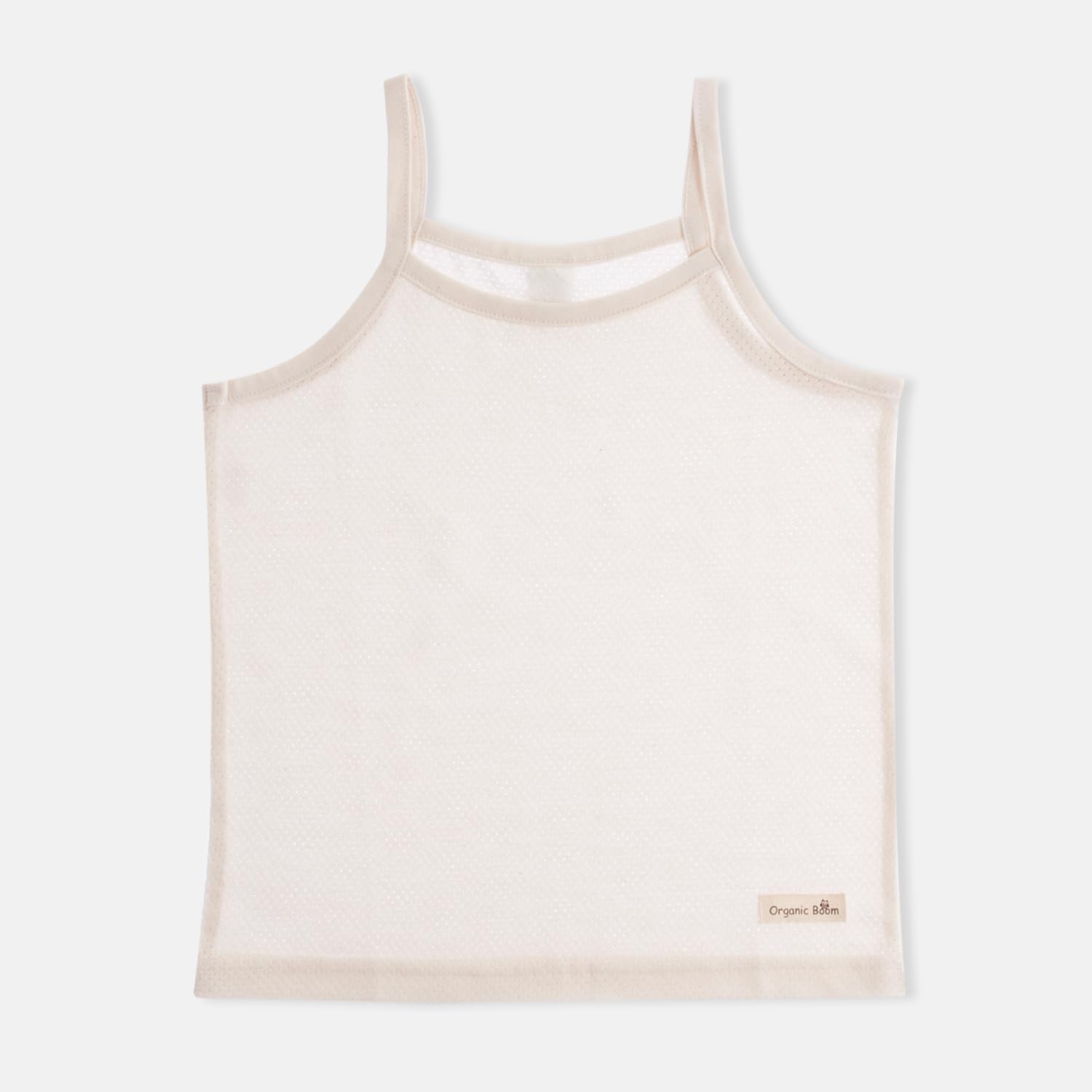 100% Certified Organic Cotton Breathable Tank Tops Lightweight Jacquard Super Soft Camisole Undershirts Toddler Boys Girls