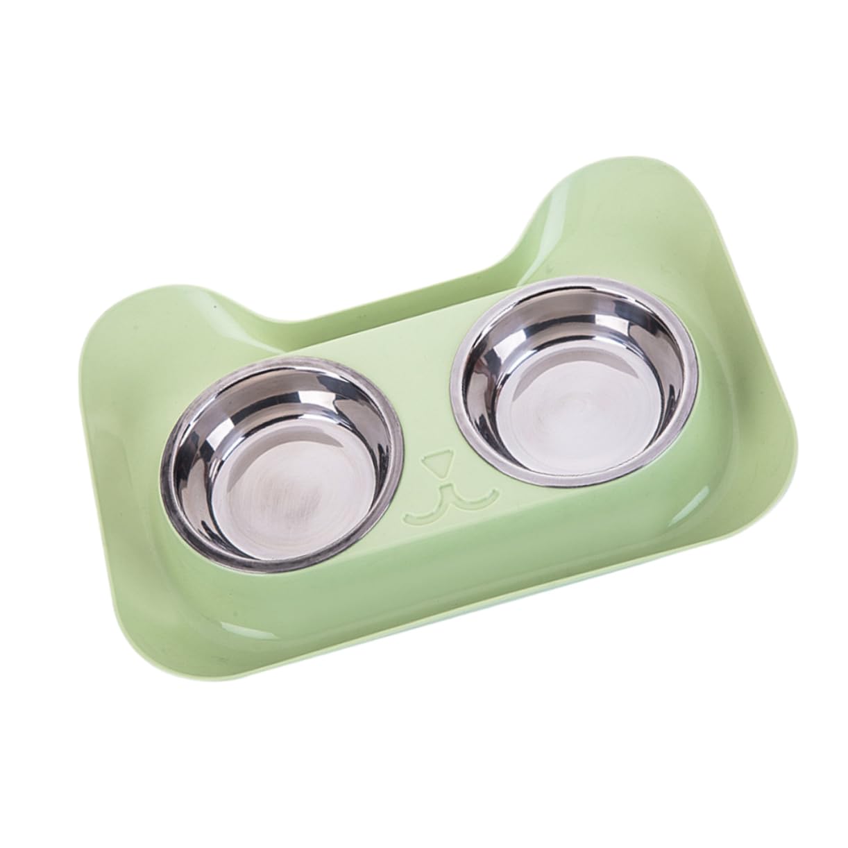 SUPVOX 2 Piezas Suministros De Mascotas Muelle Flotante Tortuga Sombrero De para Perros Cuenco para Mascotas Letra Una Decoración De Mesa Acero Inoxidable Tazón De Comida