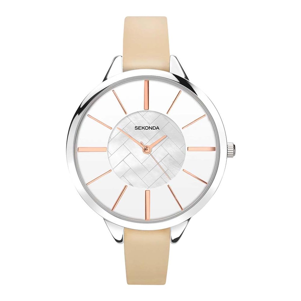 Sekonda Women's Pink 2877 38Mm Quartz Watch In