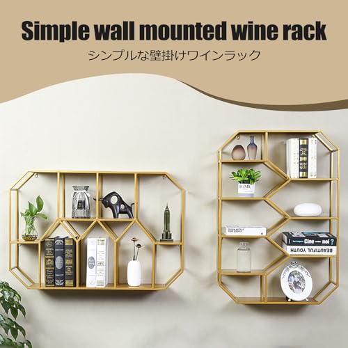Gain de place avec le porte-bouteilles mural blanc et porte-verres - 4