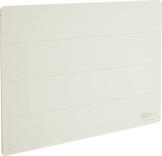 Show Me A4 Lined Rigid Drywipe Lapboards 10-Pieces