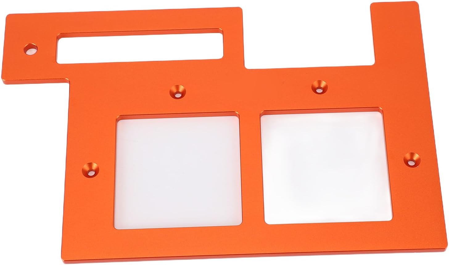 Zunate Slotting Template Mold for Type 86 Socket, Aluminum Alloy Woodworking Tool with Straight Cutter and CNC Router Compatibility