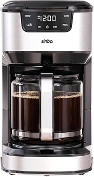 Sinbo SCM-9041 Otomatik Zaman Ayarlı Xl 14 Fincan Filtre Kahve Makinesi Dijital Göstergeli