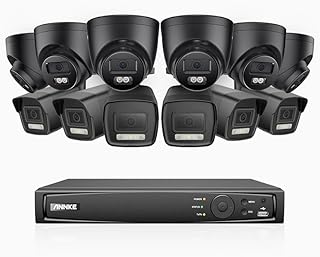 ANNKE AH500 3K AI PoE Security Camera System with Human/Vehicle Detection, IP67 Outdoor Network Cam with Smart Dual Light, 2.8mm Lens, Color Night Vision, 120 dB WDR, Built in Mic, No Hard Drive