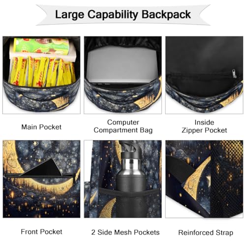 Sac à dos voyage grand volume avec compartiment rembourré pour ordinateur - 3
