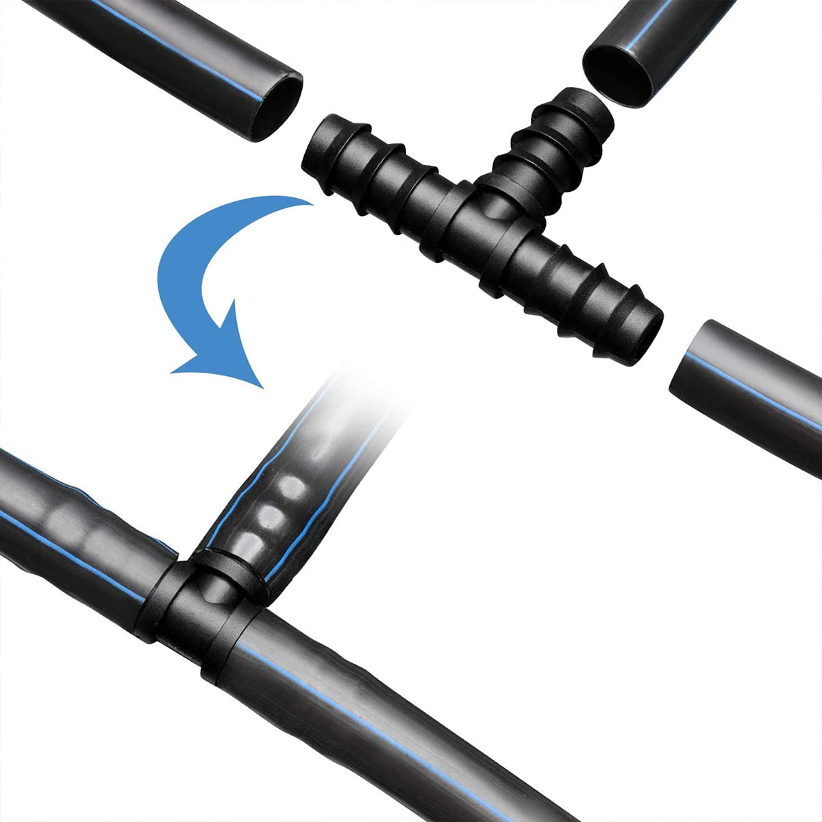 Irrigation Connection Kit per pantaloni, set da 12 pezzi,...FuJiaXin Irrigation Connection Kit per pantaloni, set da 12 pezzi...: Raccordi Tubo Irrigazione 16