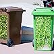 2 Blätter Efeublätter Wheelie Bin Sticker Klebstoff Efeu Blatt Mülleimer Aufkleber Wetterfest Dekorative Wandaufkleber Große Grüne Blätter Aufkleber für Indoor Outdoor, 15,74 x 32,28 Zoll