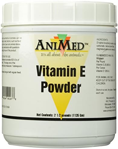 AniMed Vitamin E Powder Supplement for Horses, 2.5-Pound