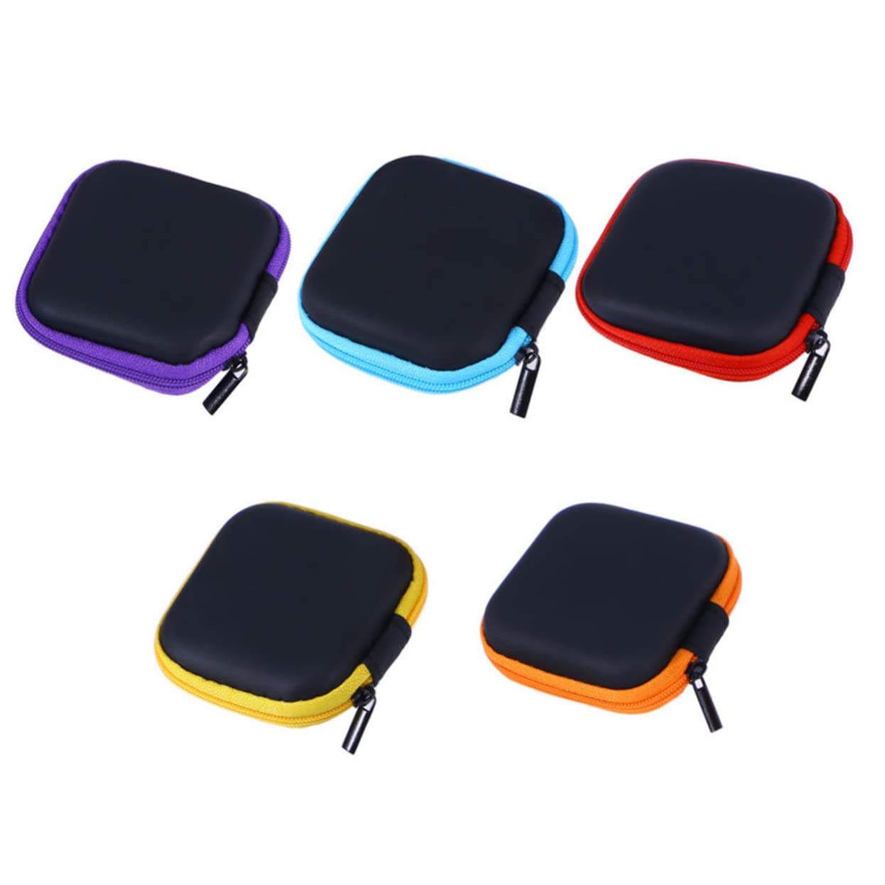 Gatuida 15 Pezzi Custodia Per Cuffie Portatile Materiale Eva Custodia Per Auricolari Per Auricolari Resistente Allacqua Design Robusto E Compatto Per I Viaggi