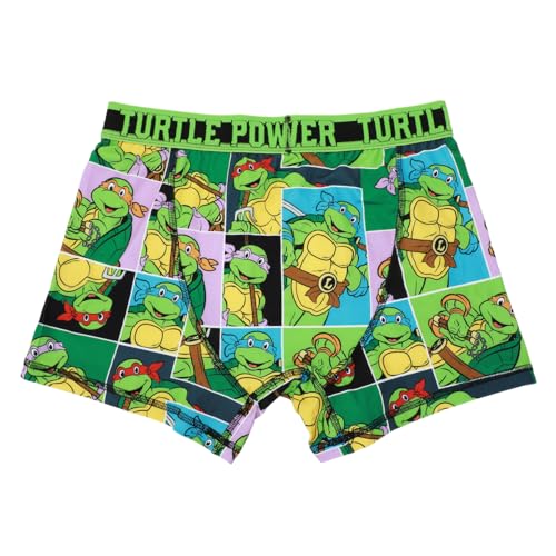 Bioworld Teenage Mutant Ninja Turtles Character Prints Men's 3-Pack Boxer Briefs2