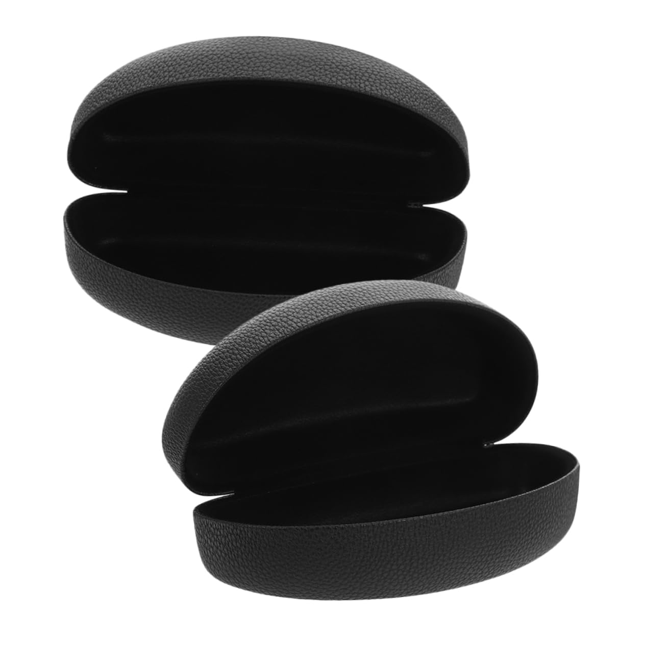 FOMIYES Étui à Lunettes De Soleil Étui Rigide Pour Lunettes De Soleil Porte-lunettes De Soleil Étui De Rangement Pour Lunettes De Soleil Récipient à Verres Black Feuille De Fer