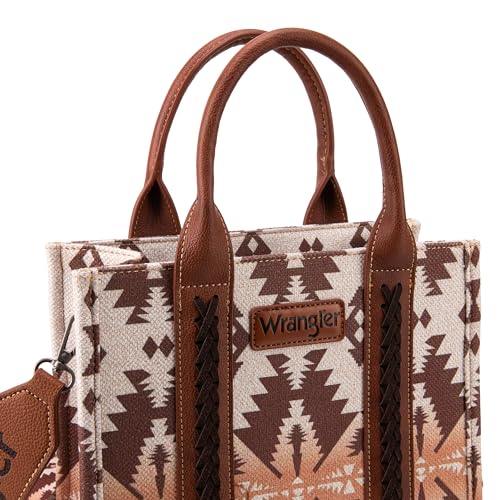 Image of Wrangler Aztec Tote Bag for Women Boho Shoulder Purses and Handbags