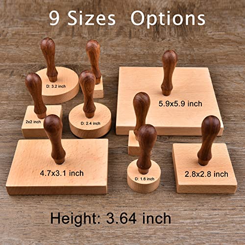 Kingnow PHS01 Custom Stamp - Personalized Logo/Address/Name Stamp Multiple Sizes Wooden Rubber Stamps thumb #1