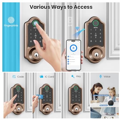 DEVO G8 Smart Fingerprint Door Lock