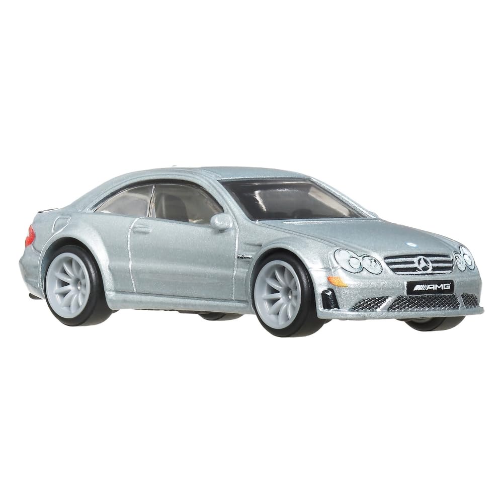 Hot Wheels Premium Boulevard Cars Mercedes-Benz 2008 CLK 63 AMG Modellino Auto - Scala 1:64 - Lunghezza 7 cm - GJT68 - Boulevard Serie 126
