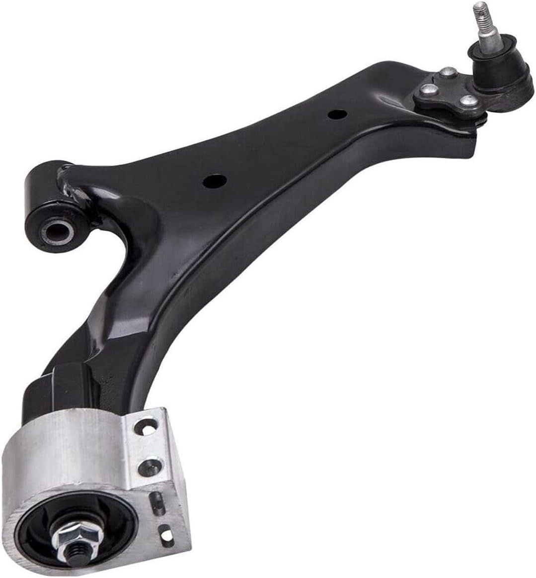 Control Arm 1pc Assembly Front Right Passenger Lower Side with Ball Joint Rubber Steel Black for Chevy for GMC for Terrain 2010-2017 23.2 in-Depth CAK601120 202-17785