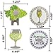 Giggle Golf Bling Golf Ball Marker Pack with Grape Hat Clip – White and Purple Sparkly Markers for Women Golfers (2 Glass of White + Putt Now Wine Later) – Fun 9 & Wine Golf Gift Set