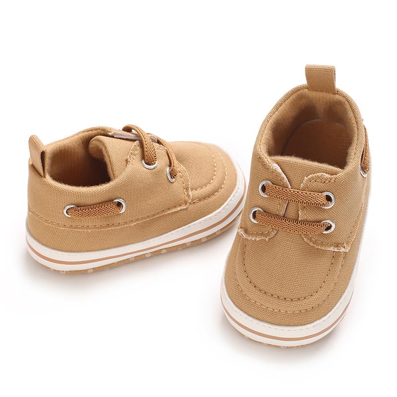Unisex Baby Soft Sole Canvas Sneakers, Sport Newborn Infant First Walkers Shoes4