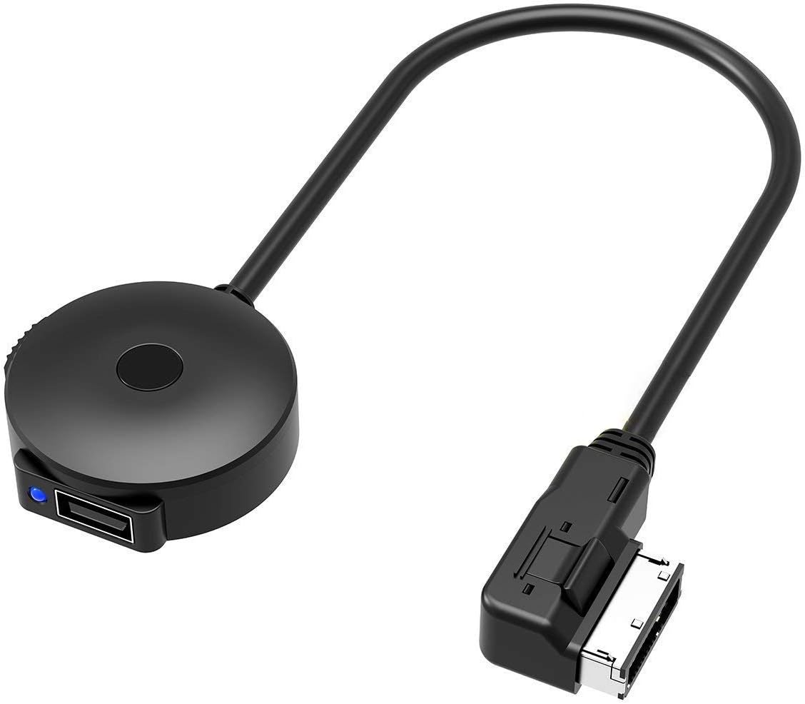 2020 Upgrade Version AMI Bluetooth 4.0 Adapter Compatible with Media-in Interface MMI MDI for Car Bluetooth Adapter Streaming Hi-Fi Music USB Flash Charger