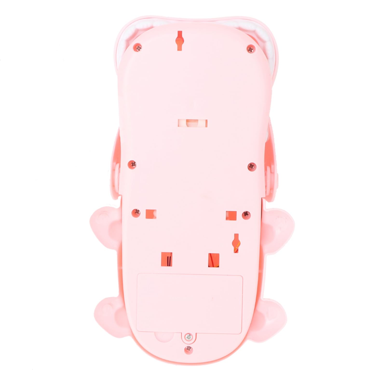 Kikumi Boca de Hipopótamo de Dibujos Animados Portátil con Dientes, Juguete para Morder los Dedos, Juego de Mesa, Juguetes para Niños (Rosado)