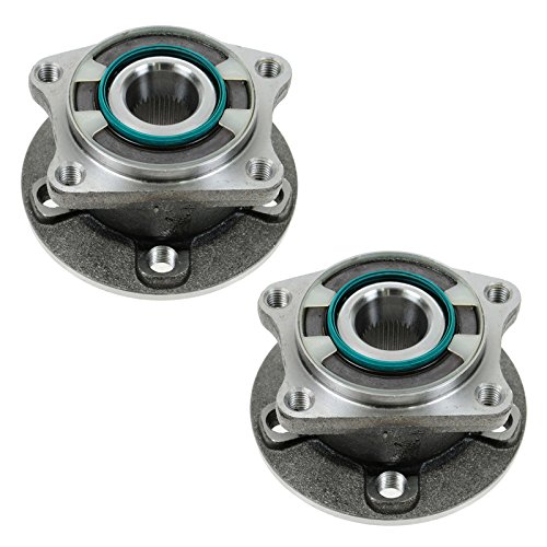 Image of TRQ Rear Wheel Bearing and Hub Assembly Set 2 Piece Compatible with 03-07 Volvo XC70 06-09 S60 AWD 04-05 S60 2.5T AWD 02-03 01-02 V70 XC 02-03 V70 04-06 S80 2.5T 2004
