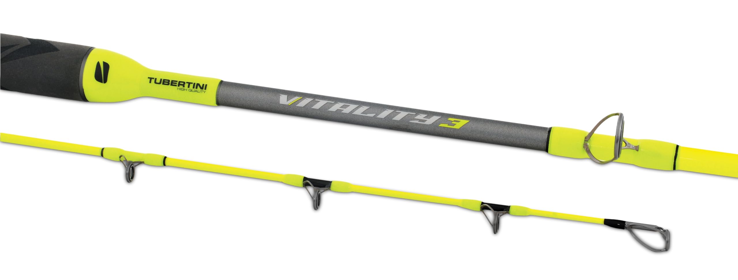 Tubertini 0458xx Vitality 3 - Canna da traina monopezzo con anelli SiC, manico EVA e crociera in alluminio