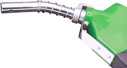 Miniatura 30 de Boquilla de combustible de apagado automático NPT de 3/4 de pulgada negra, manguera giratoria de combustible, flujo alto de 16GPM, protector de mano