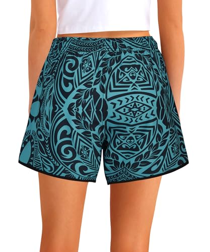 APTRO Damen Badeshorts Strandshorts Boardshorts Badehose Wassersport UV Schutz Sommer Sport Shorts Bohemia WS286 L 3