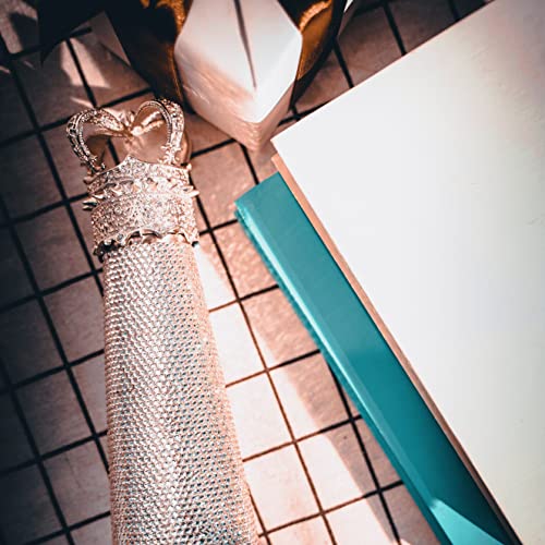 Buyso Bling Water Bottle Rhinestone Diamond Water Bottle Reusable Insulated Stainless Steel Bling Premium Aesthetic Gift (Princess, Silver) #TOP4