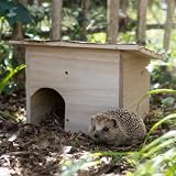 CKB LTD Bauen Sie Ihr eigenes Igelhaus aus Holz für Igel oder Meerschweinchen, Outdoor-Unterschlupf für den Außenbereich, DIY-Hotel, kann auch für den Winterschlaf verwendet werden, für