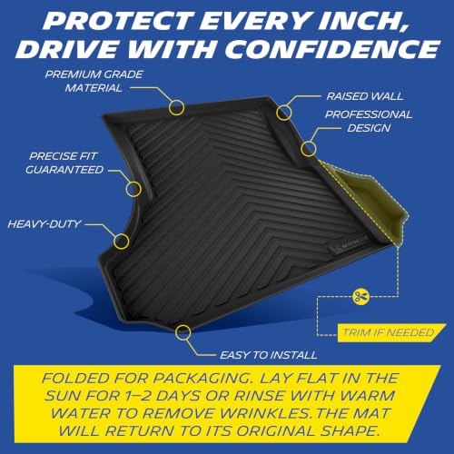 Image of Michelin Vehicle Mats for 2011-2023 Dodge Charger /Chrysler 300 RWD(1 Piece) | All-Weather TPE Custom Fit Liner, Premier