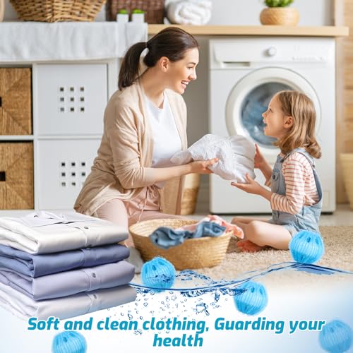 20 Stücke Tierhaarentferner Waschmaschine,Wiederverwendbarer Haarfänger,Fusselbälle Waschmaschine, Fusselfänger für Kleidung und Bettzeug,Wäschepflegezube,Waschbälle Gegen Tierhaare